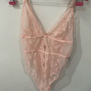 Adore Me Lace Chemise in Soft Pink
